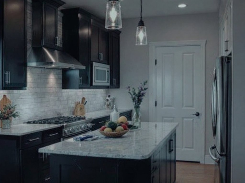Caption: Experience the Ultimate Kitchen Makeover with the Best Renovation Contractors in Sudbury MA. Turn Your Kitchen into a Contemporary Marvel! Professional kitchen renovation contractors installing a modern contemporary kitchen design in Sudbury MA.