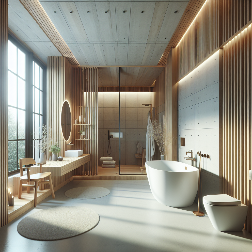 The Transformational Beauty of Bathroom Renovations An image depicting a modern, remodeled bathroom with fresh and innovative design elements.