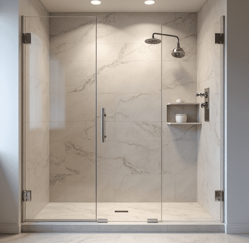 From Leaks to Luxury: A 3-Day Walk-In Shower Transformation with Solid Composite Stone Panels