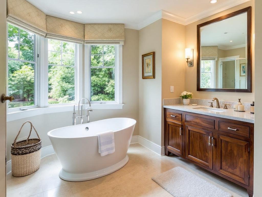 A modernized and chic bathroom designed and renovated to perfection in Needham, MA.