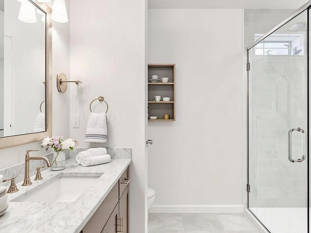 Economical Bathroom Makeover: Inject Modern Vibes Without Busting Your Budget. Classy modern bathroom remodel design on a budget.