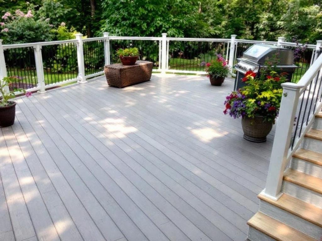 Breath of Fresh Air with Deck Remodeling – Experience the New Look in Wayland, MA. Alternative text: Modern deck remodeling in Wayland, MA, reflecting a contemporary design concept.