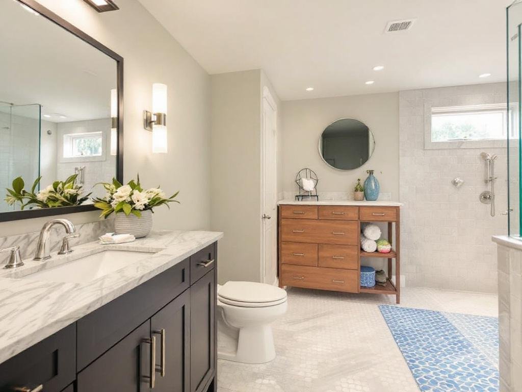 Quality Basement Remodeling in Quincy, MA - Turning Dull Spaces into Comfort Zones. Skilled basement remodelers working on transforming a basement into a stylish, comfortable, and functional area in Quincy, MA.