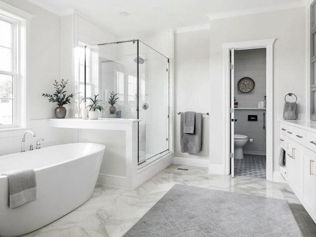 Premier Bathroom Contractors specialize in modern, contemporary design close to Bedford, MA.