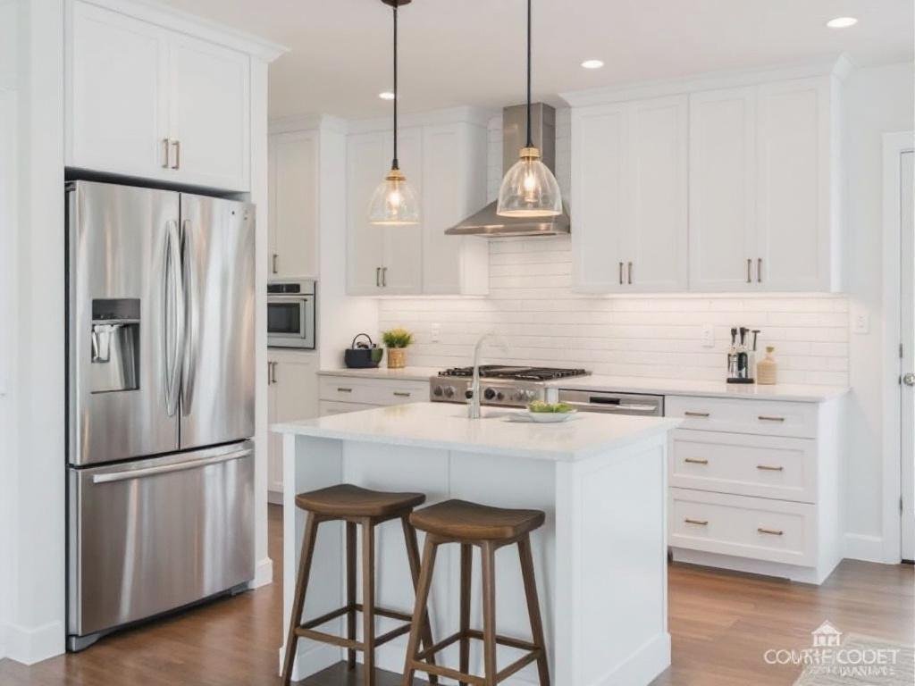 Uncover Premier Kitchen Remodel Experts in Medfield, MA - Modern and Contemporary Designs A contemporary and modern kitchen remodel by highly-rated contractors near Medfield, MA.