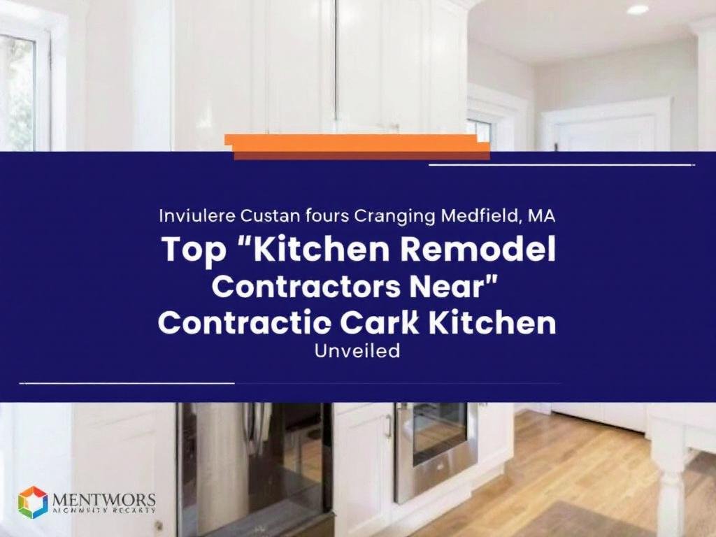 Caption: Transform your kitchen's appeal with top-of-the-line remodel contractors in Medfield, MA. Experienced kitchen renovation contractors showcasing their professional craftsmanship in Medfield, MA.
