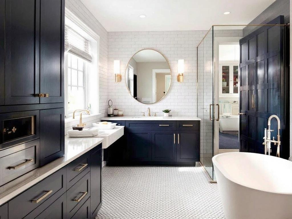 Find the Best Tile Installation Contractors For Modern Designs in Bedford, MA Expert tile installation contractors working on a contemporary design project near Bedford, MA.