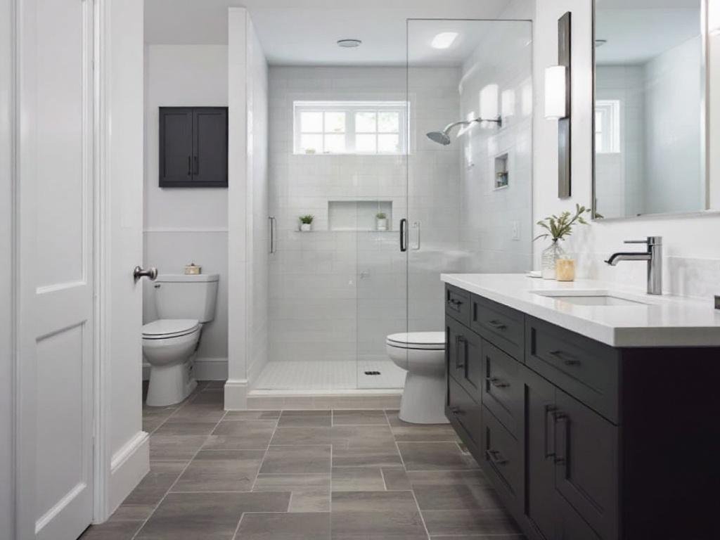 Uncover the Best Bathroom Upgrade with General Contractors in Bedford, MA Bedford, MA's finest general contractors remodeling bathrooms with modern, contemporary design.