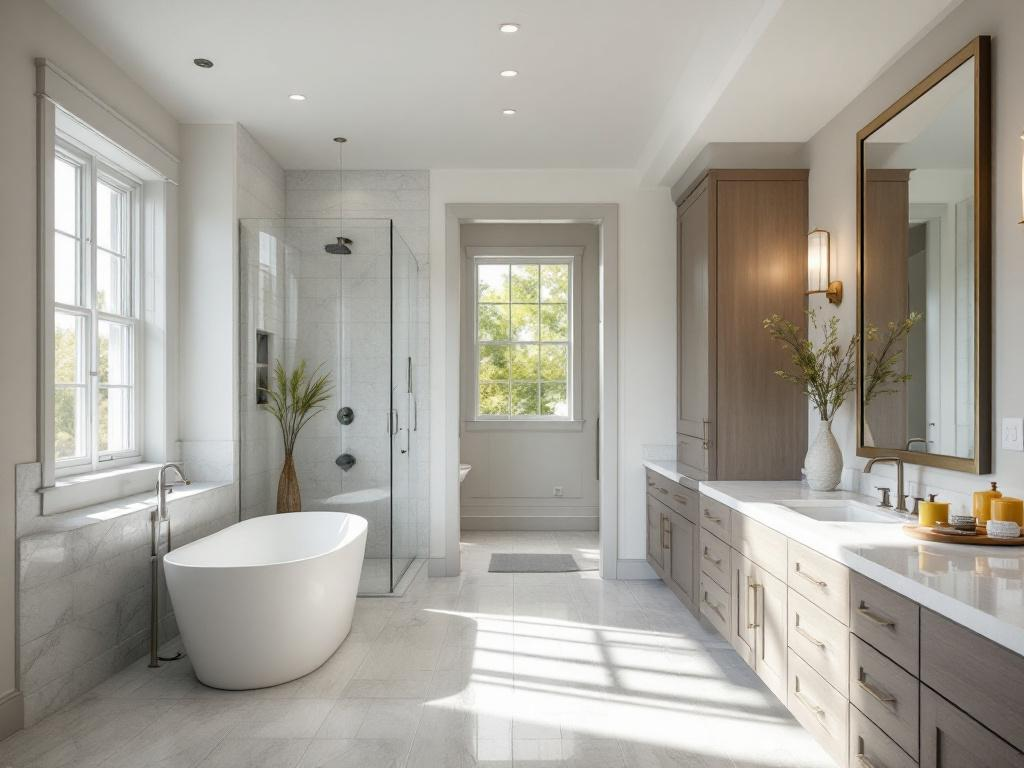 Creating Dream Haven: The Art of Modern Design Through General Construction Skilled general construction contractors working to transform spaces into serene, dream-like havens showcasing modern design.