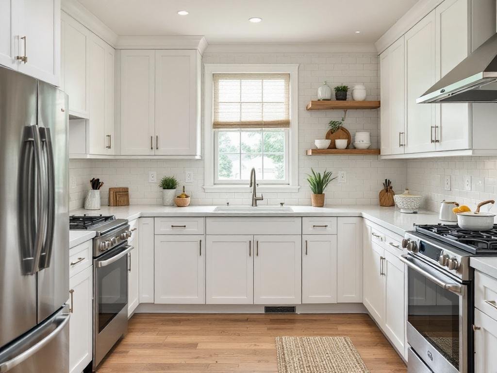 Caption: Experience the pleasure of your meals in these dream kitchens - a blend of modern design and comfort, brought to you by expert kitchen contractors near Boston, MA. Modern kitchen showcasing contemporary design by kitchen contractors near Boston, MA.