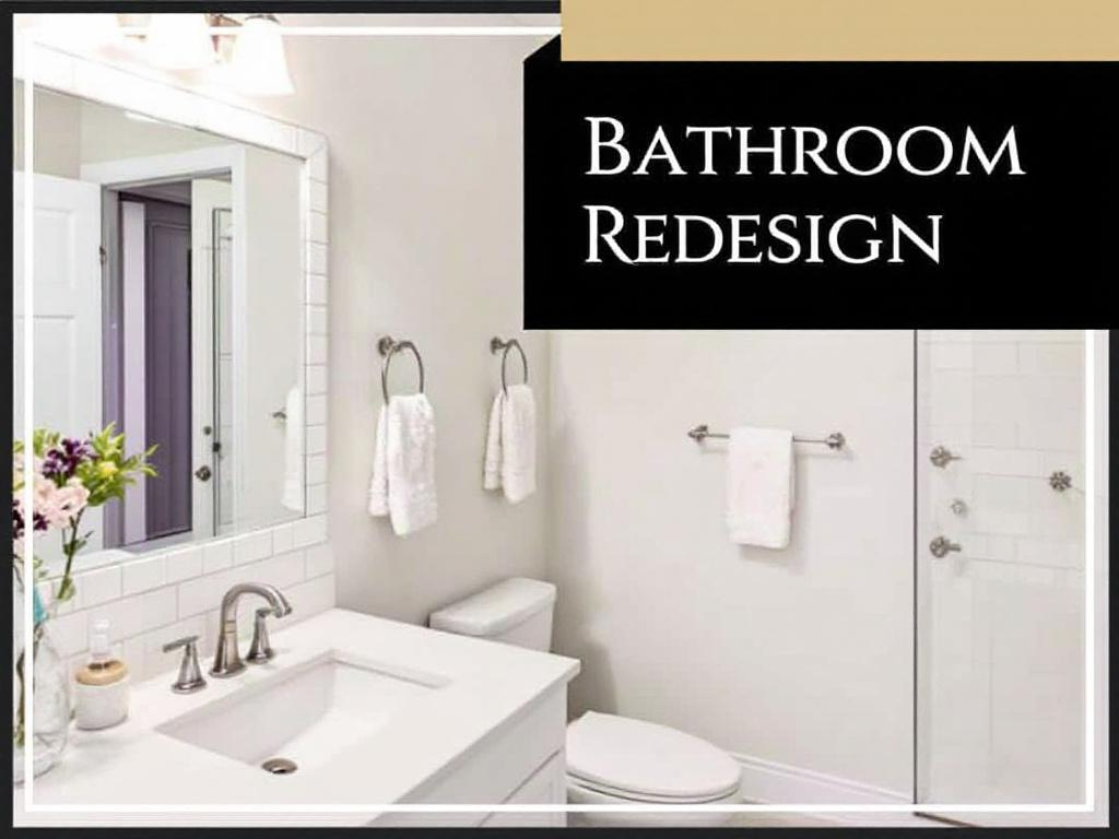 Sleek modern bathroom with minimalistic design elements and precise use of space.