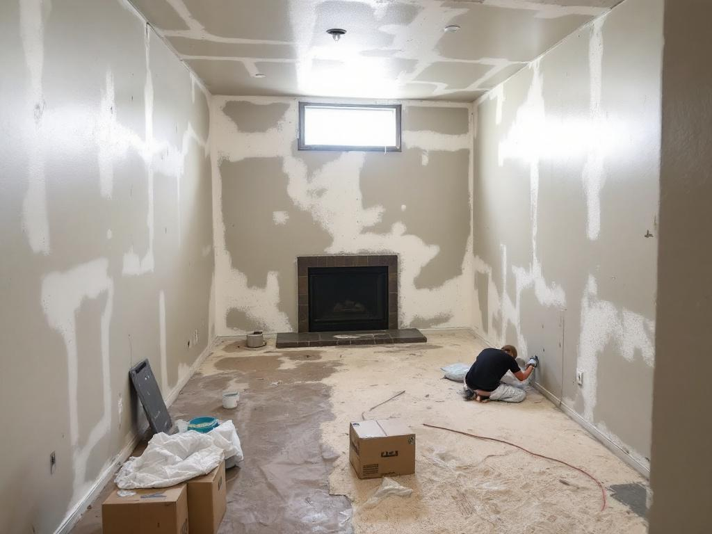 Elevating Your Basement Space with Drywall Installation Transforming the basement with drywall installation