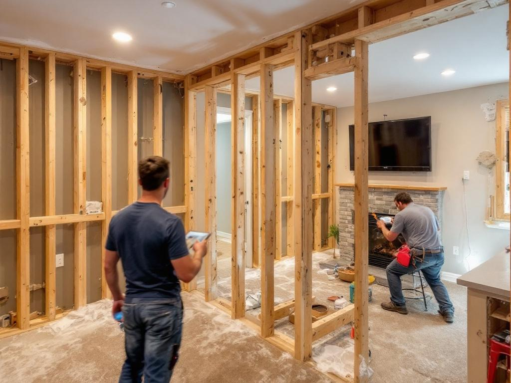 Comprehensive guide to finishing a basement for home improvement featuring modern design techniques.