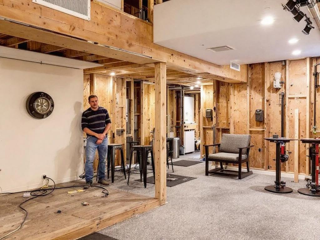 A step-by-step guideline on how to finish a basement in the realm of home improvement.