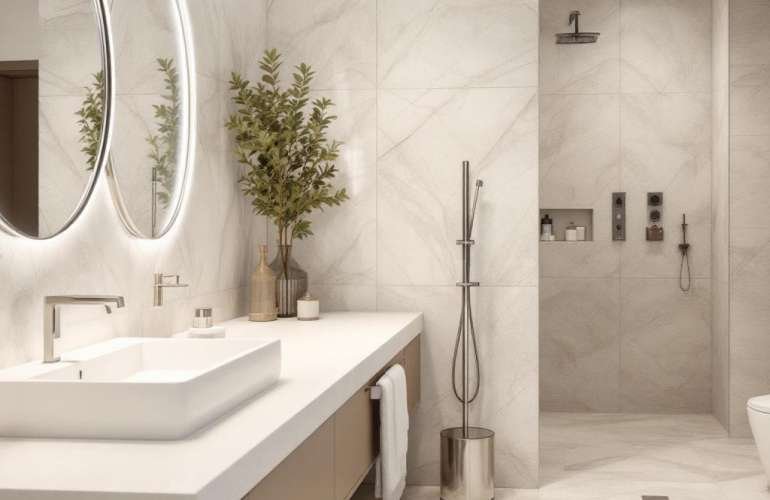 The Magic of Bathroom Tile and Paint in Transforming Your Bath Space