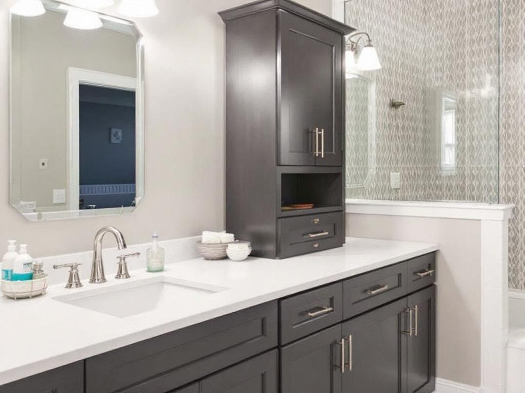 Banner promoting premium bathroom remodeling services by a top-ranking contractor near Quincy, MA.