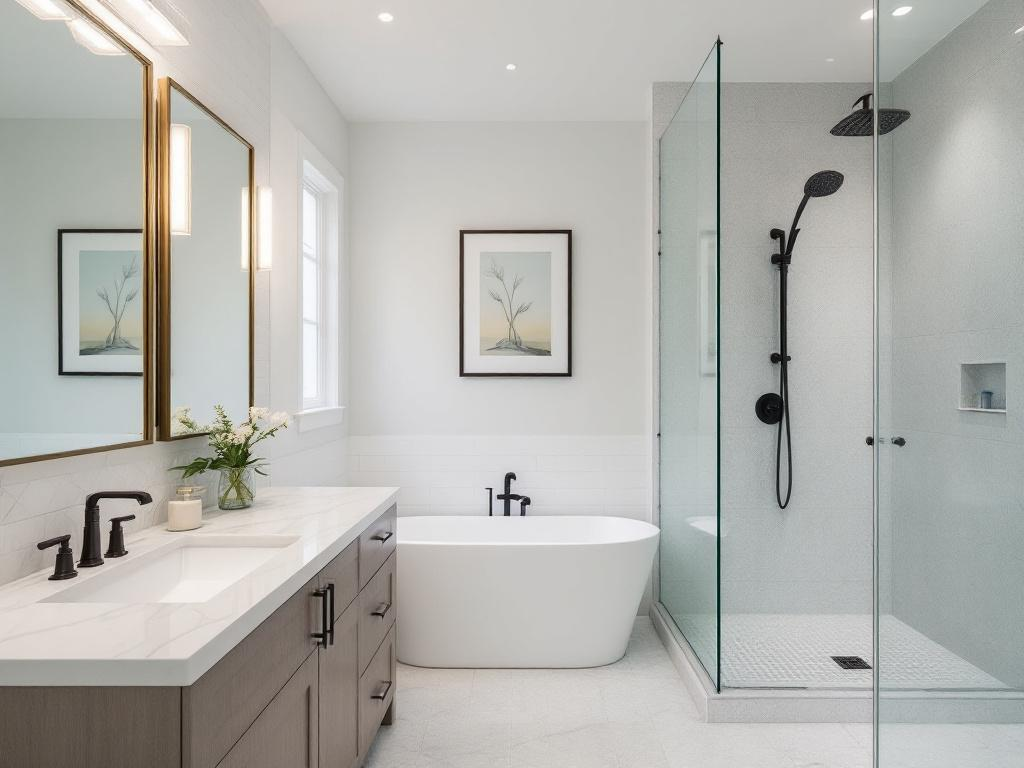 'Latest Developments in Modern Small Bathroom Makeovers' 'Elegant, modern small bathroom renovation ideas'