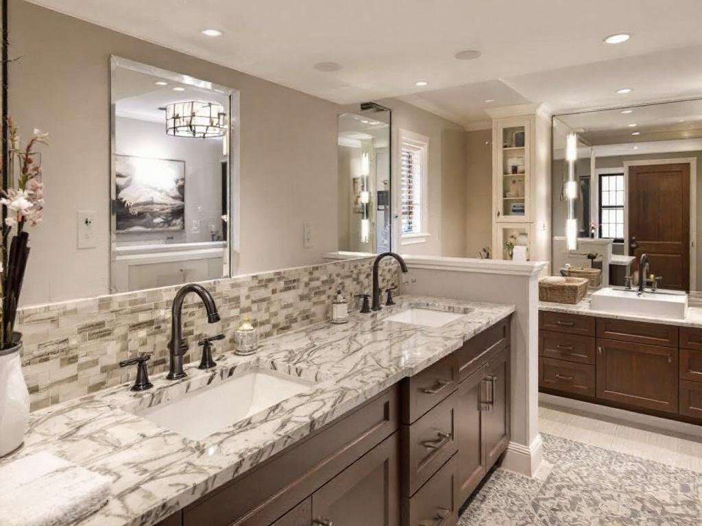 Find the Best Basement Remodelers in Lexington, MA - Upgrade to a Contemporary Paradise Luxurious modern basement remodel near Lexington, MA showcasing a contemporary design.