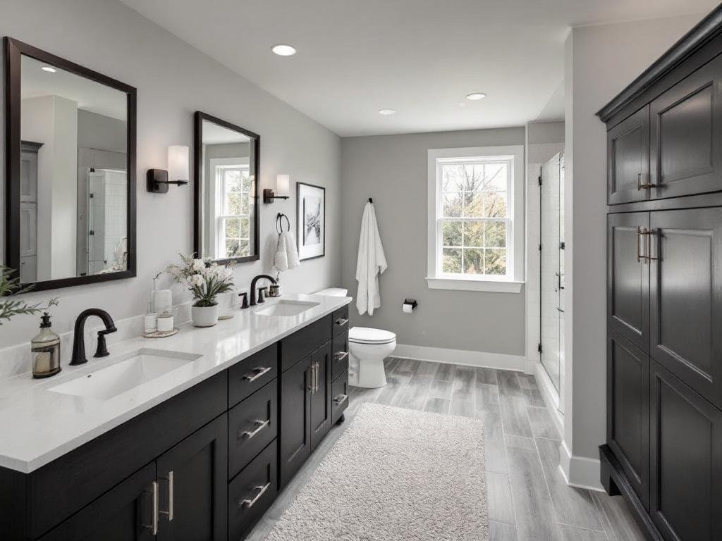 Caption: Experience the wonders of transformation with Quincy's top basement remodelers. Photograph showcasing the magnificent result of a basement remodel project by the best professionals in Quincy, MA.