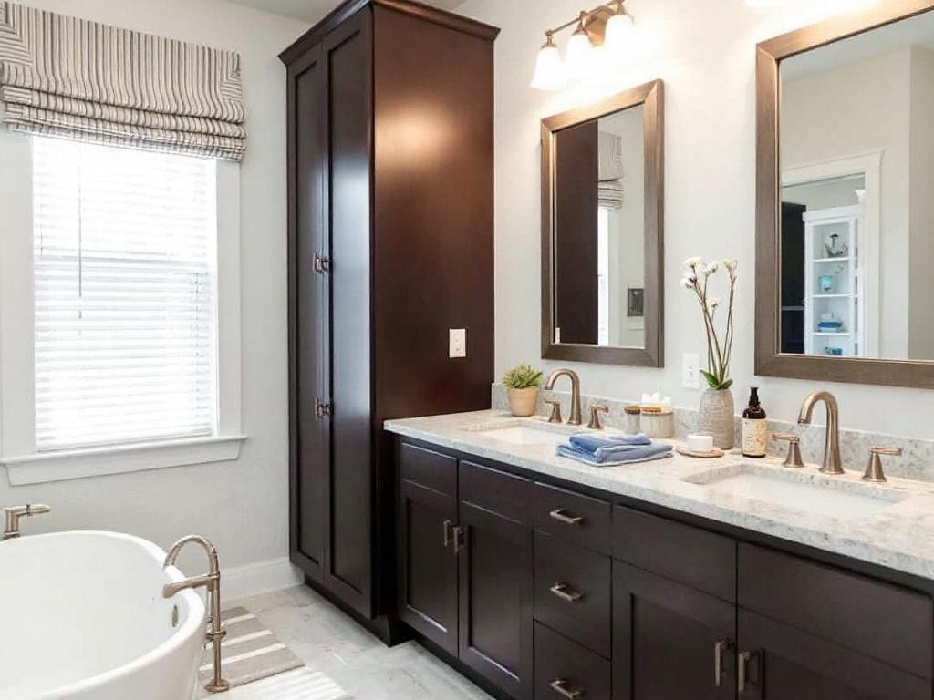 Experience Premium Bathroom Transformation with Modern Designs by Expert Remodellers Professional bathroom renovation specialists implementing a modern design to revamp your space.