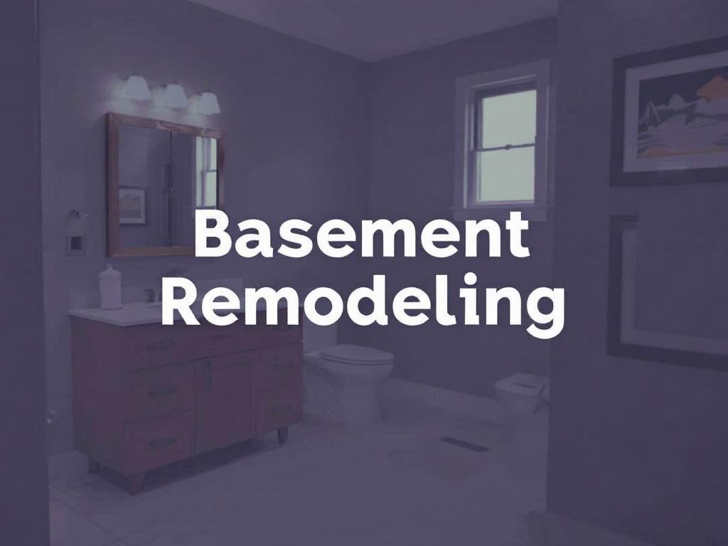 Caption: Experience the Magic of Transformation with our Contemporary Basement Remodeling services near Braintree, MA. Modern basement remodeling project near Braintree, MA transforming unused space into a contemporary living area.