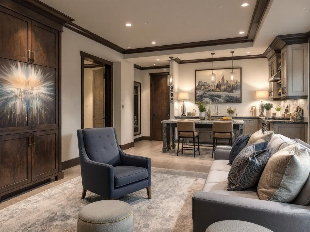 A local basement contractor transforming houses through modern design.