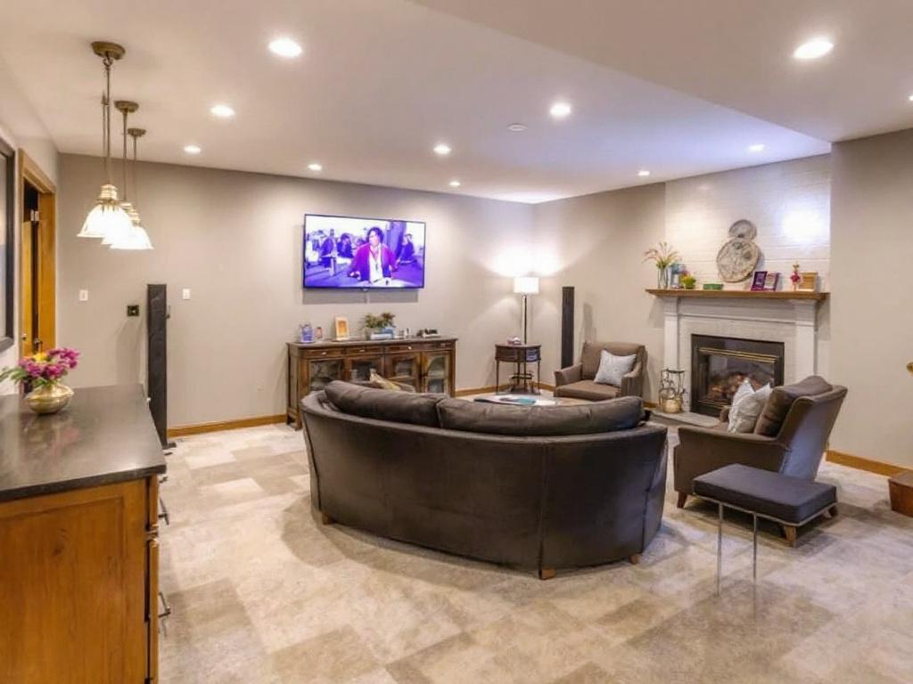 Amplify Your Home's Value with Varied Basement Redesigning Options. A basement transformation showcasing the untapped potential of home enhancement.