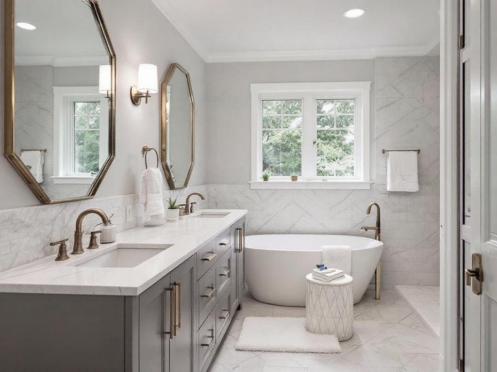 General contractors revealing a modern, contemporary design in Natick, MA.