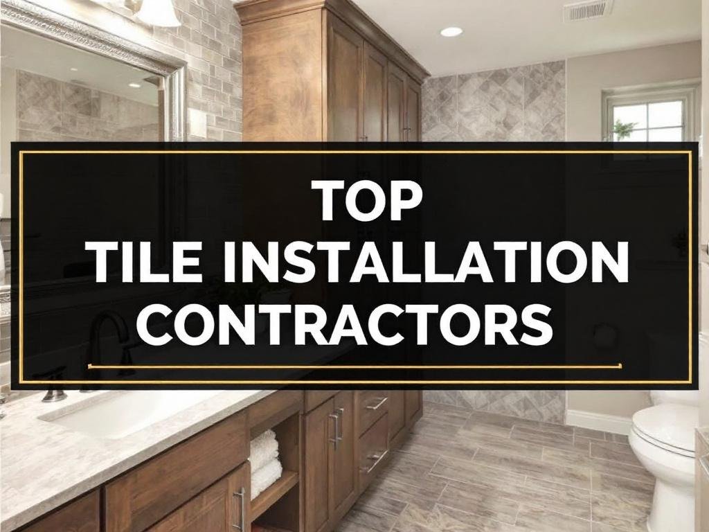 Caption: Natick, MA-based tile installation specialists demonstrating their top-notch skills. Alt Text: Expert tile installation contractors showcasing high-quality craftsmanship in Natick, MA.