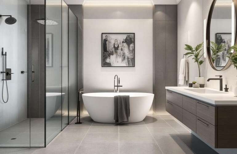 Unveiling the Magic of Modern Bathroom Transformation with Bathtub