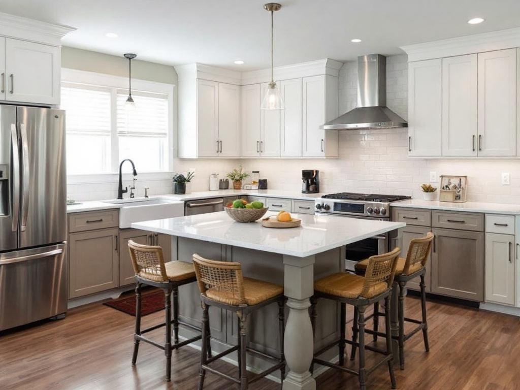 Caption: Transform your kitchen into your dream space with Natick MA's top renovation contractors! A fully renovated, modern kitchen that showcases the high-quality work of Natick MA's finest renovation contractors.