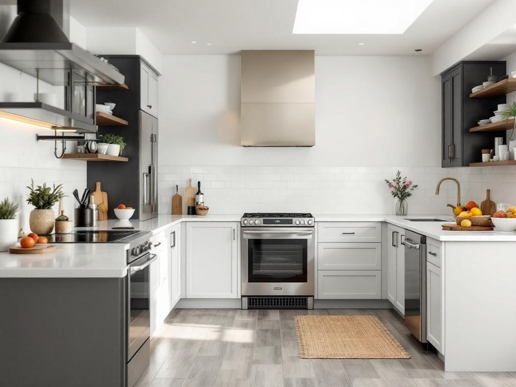 Unveiling Top-Notch Kitchen Remodels in Your Vicinity: A Modern Touch to Home Transformation An array of contemporary kitchen renovations that transform any space into a stylish, functional area.