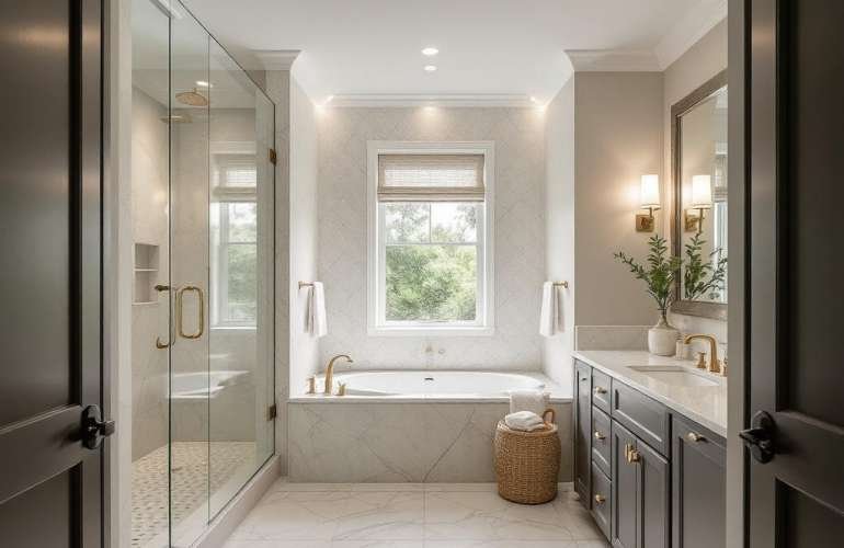 Lexington Luxe: Masterful Bathroom Transformation for a Stylish Retreat!