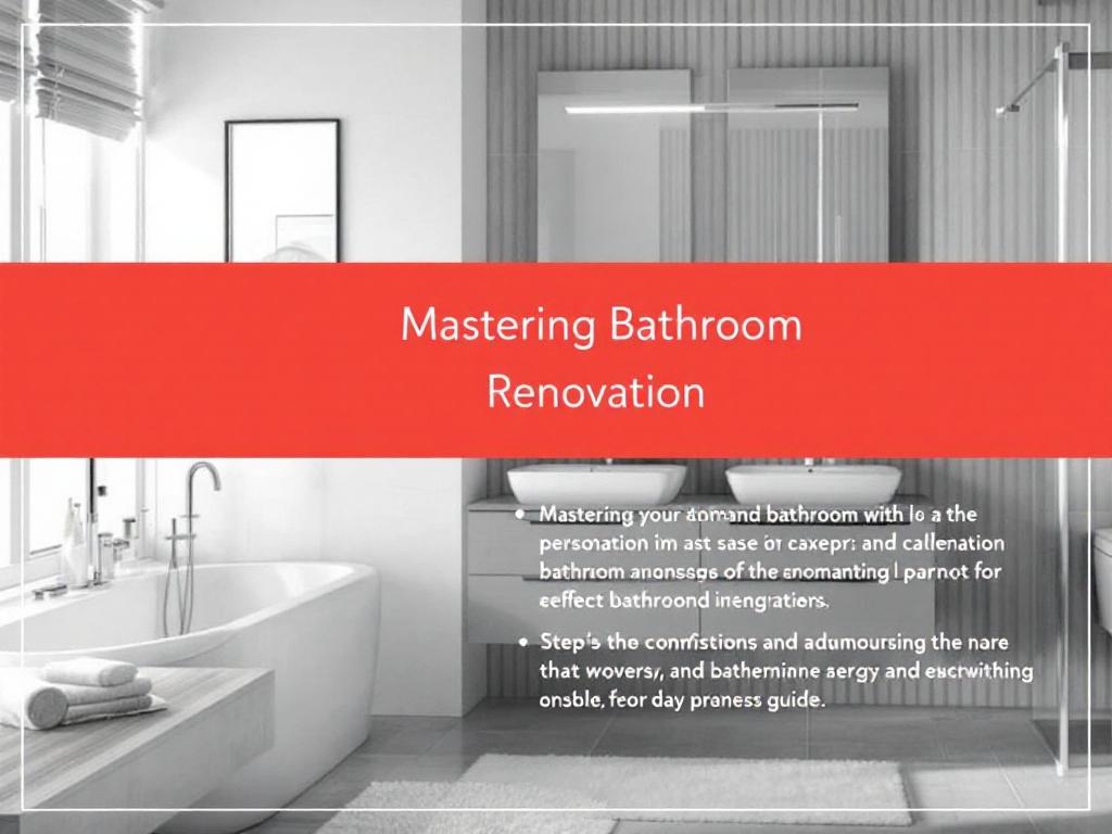 An informative book about bathroom remodeling.