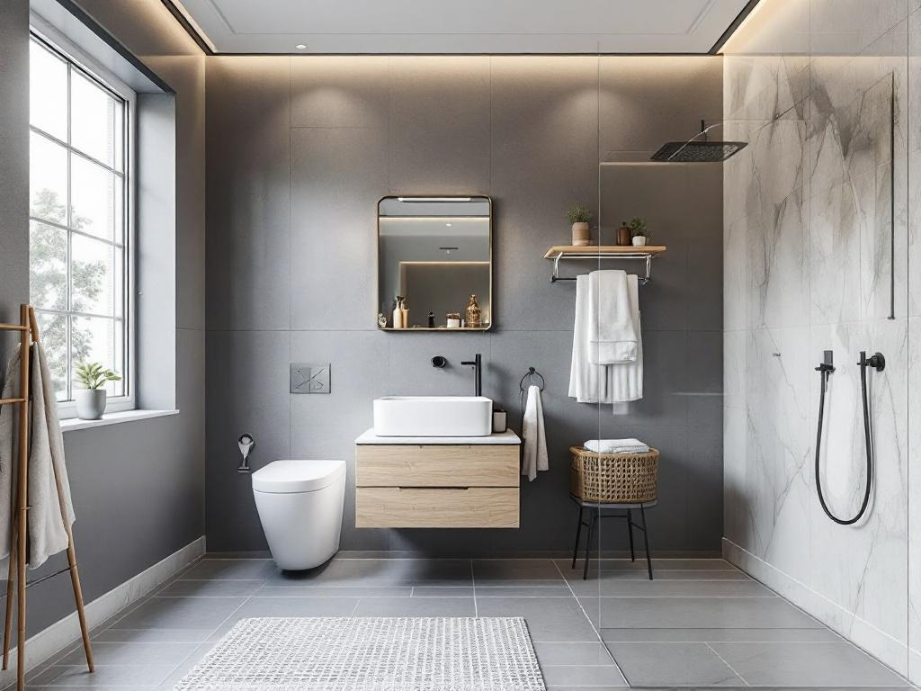 Fast & Fashionable: The Marvel of a One Day Bathroom Overhaul, Modern Aesthetics Swift and Chic: The Wonder of a Single Day Bathroom Makeover, Contemporary Style