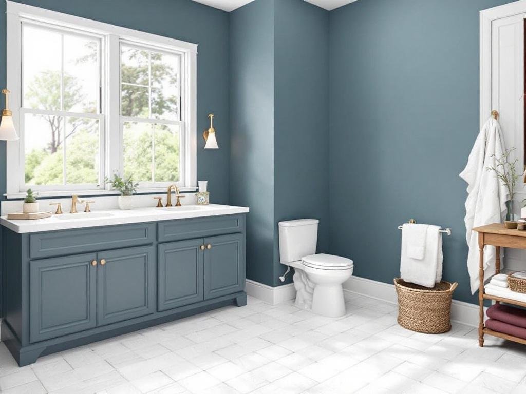 Professional interior painting service embellishing a residence in Welley, MA.
