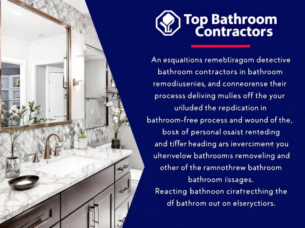 Experienced bathroom contractors in Randolph, MA, working on a modern, contemporary bathroom design project.