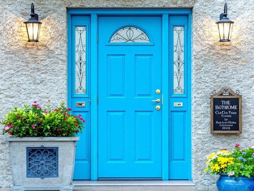 Professional door installation changing the look of a home.