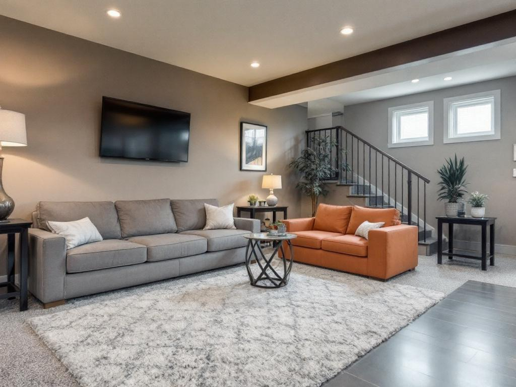 Detailed guide for refreshing and transforming basement spaces using contemporary design trends in home remodeling.