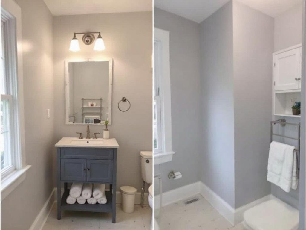 Caption: Experience a fresh wave of modern interior painting in Westwood, MA. Modern and contemporary interior painting design unveiled in a Westwood, MA home.