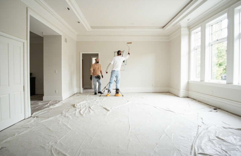 Professional Interior Painting Near Newton MA | Sun Shore Construction