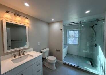 Bathroom Renovation in Lexington, MA | Walk-In Shower & Dual Bath Remodel