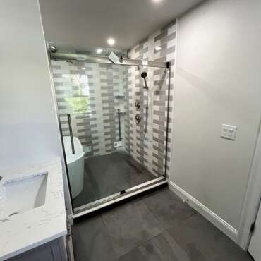 Walk-In Shower & Soaking Tub Renovation — Watertown, MA