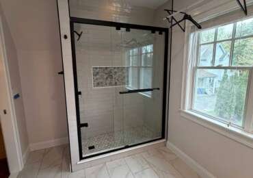Walk-In Shower Renovation in Newton Center, MA | Sun Shore Construction